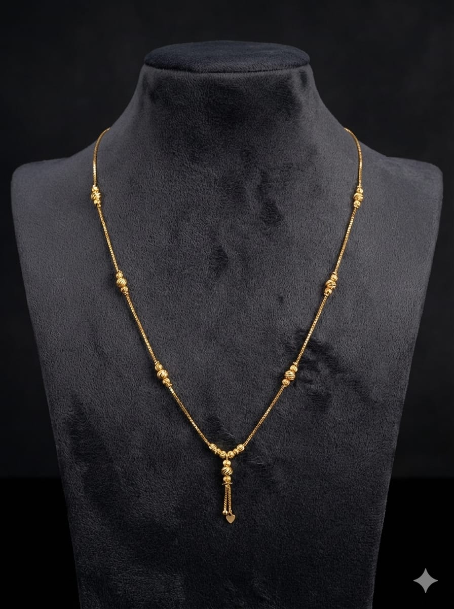 Gold Plated Mangalsutra Chain Necklace for Women